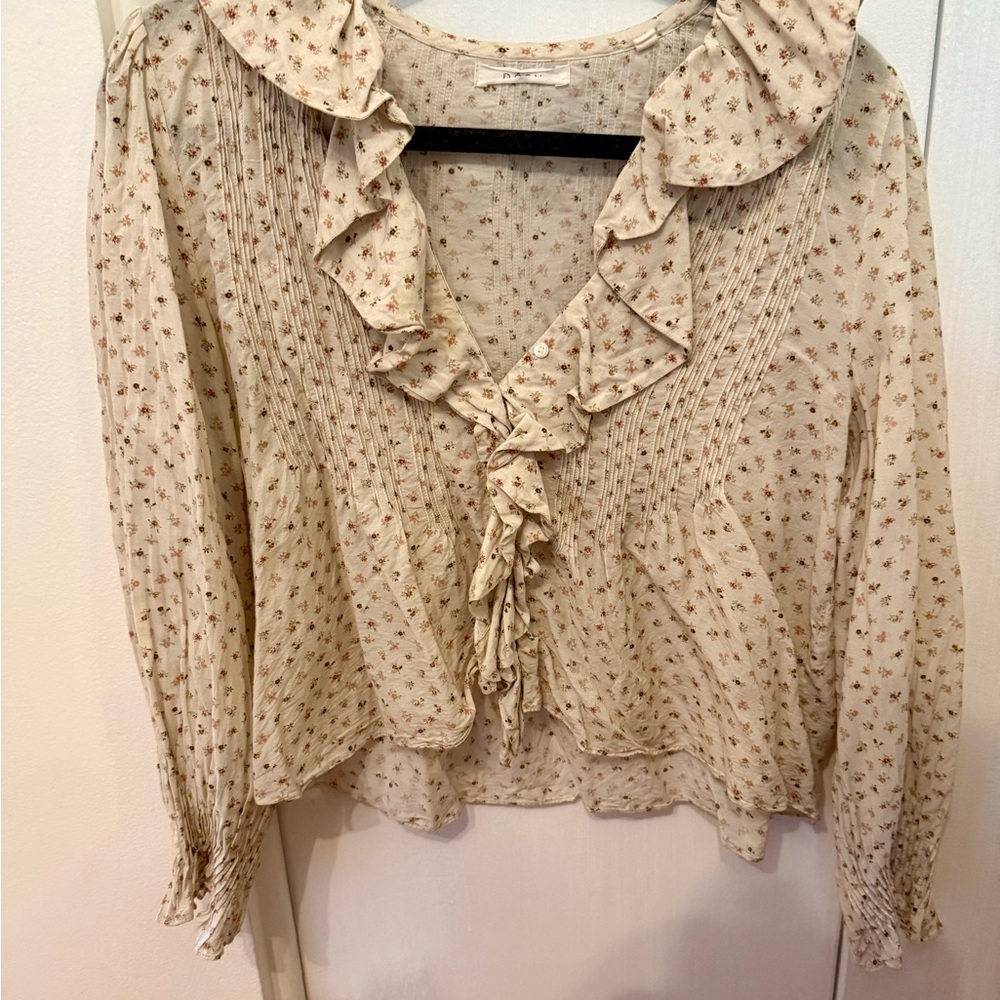 Doen Hardy Top in Cream Parc Monteau